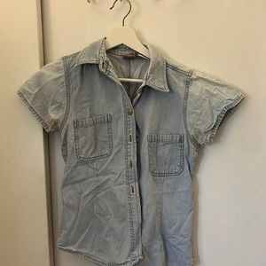 Denim Button-Up Camisole